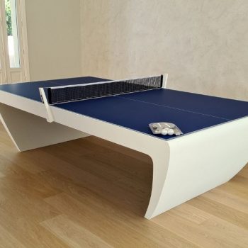 Table de ping-pong design blanche - Blackshield - Pingpong by Toulet